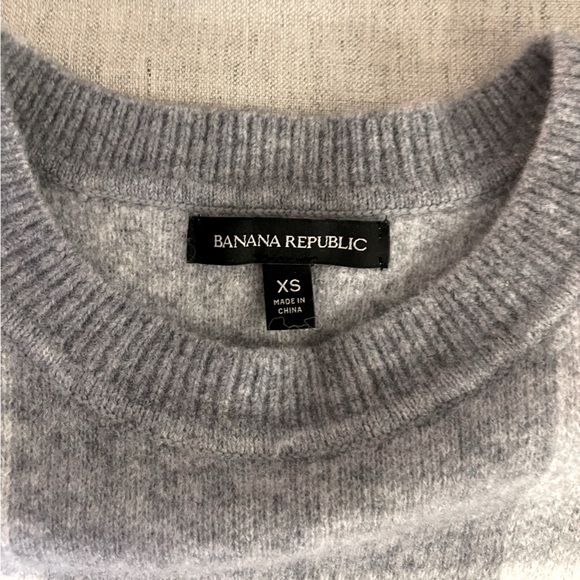 NWOT Banana Republic Aire Plaid Sweater - Picture 6 of 6